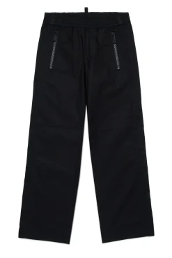 DSQUARED2 Pantaloni stile tennis in cotone tecnico | Bambino Pantaloni | Activewear