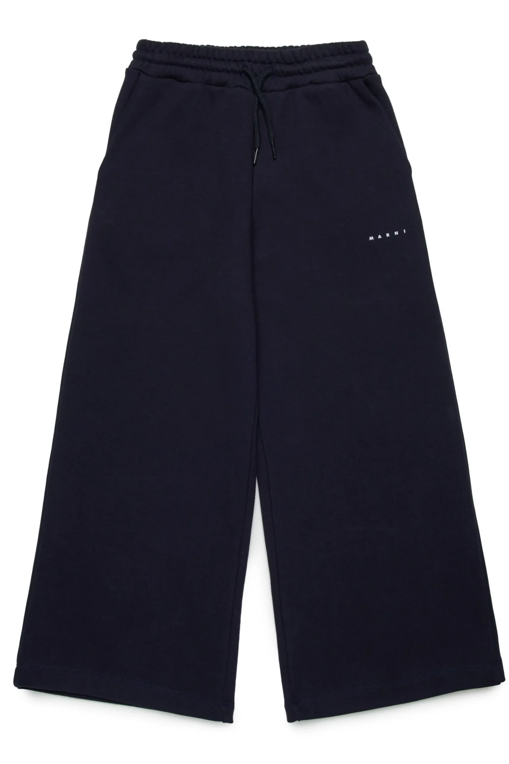 MARNI Pantaloni wide leg in felpa con logo | Bambino Pantaloni | Activewear