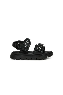 N°21 Platform sandals with logoed straps | Bambino Sandali E Ciabatte | Ciabatte E Sandali