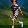 DIESEL Polo batik con logo Oval D | Bambino Oval D By Diesel | Oval D By Diesel