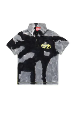 DIESEL Polo batik con logo Oval D | Bambino Oval D By Diesel | Oval D By Diesel