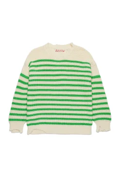 MARNI Pullover a righe con rotture | Bambino Maglieria | Maglieria