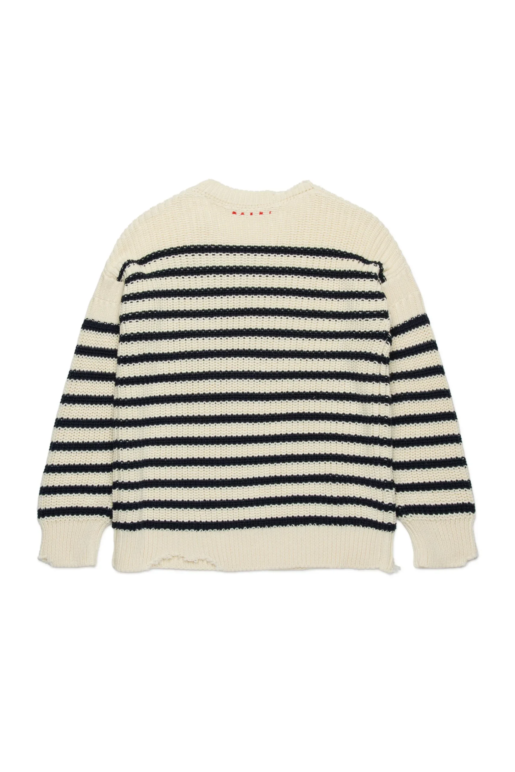 MARNI Pullover a righe con rotture | Bambino Maglieria | Maglieria