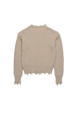 DSQUARED2 Pullover con grafica Passport e rotture | Bambino Maglieria | Logomania
