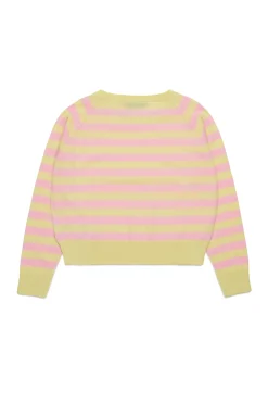 MAX&Co. Pullover girocollo in lana a righe | Maglieria