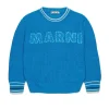 MARNI Pullover in cotone con patch Mended | Bambino Logomania | Logomania