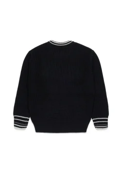 MARNI Pullover in cotone con patch Mended | Bambino Maglieria | Logomania