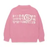 MM6 MAISON MARGIELA Pullover in maglia con Numeric logo | Bambino Maglieria | Logomania
