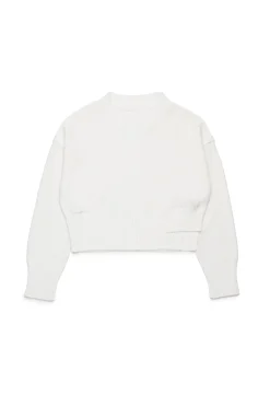 MM6 MAISON MARGIELA Pullover in maglia con rotture | Bambino Maglieria | Maglieria