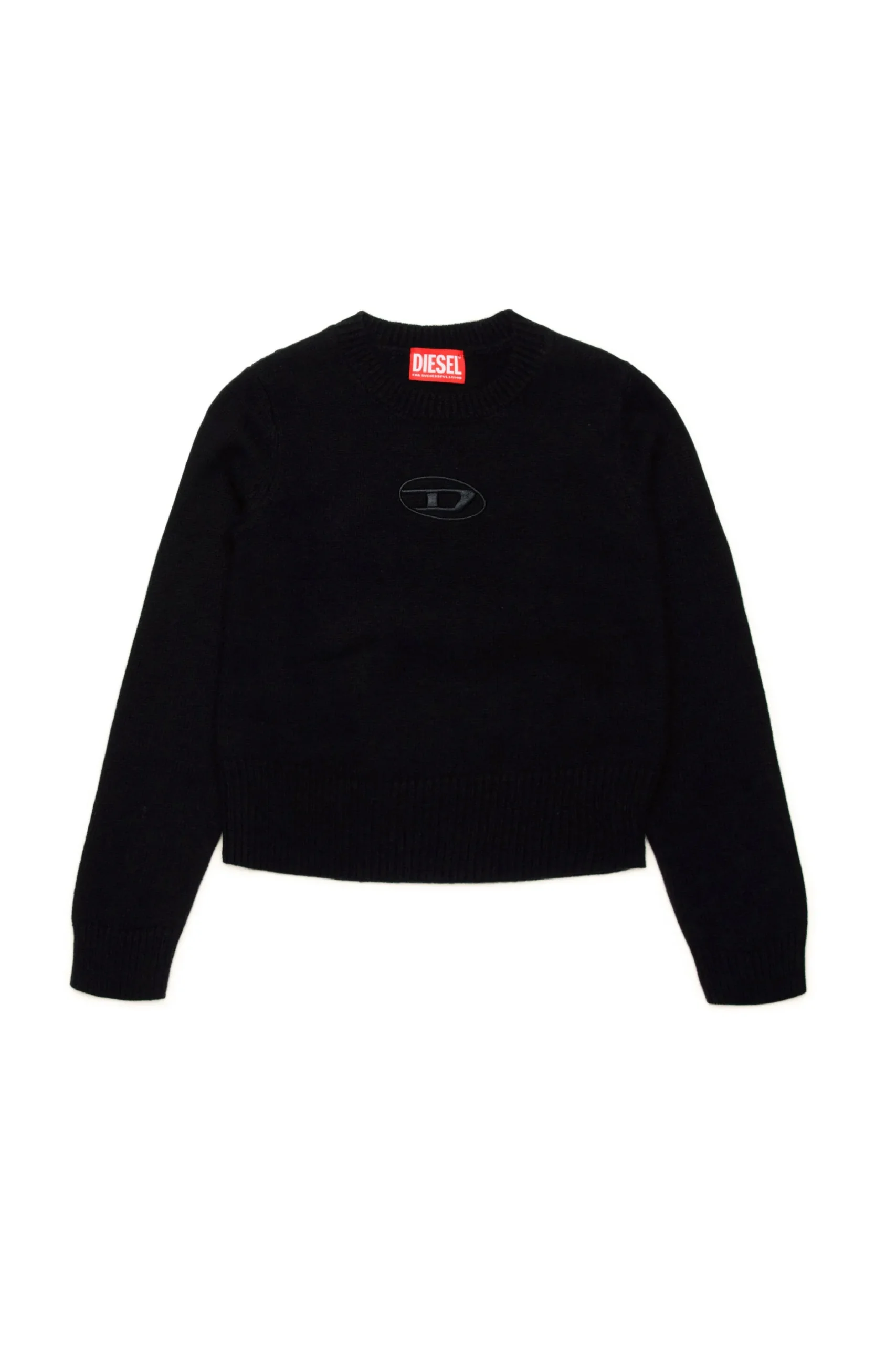 DIESEL Pullover in maglia rasata misto cashmere | Maglieria