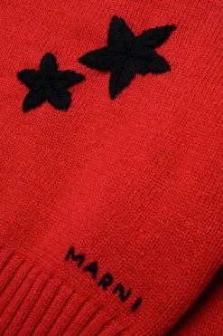 MARNI Pullover in misto lana con stelle | Maglieria