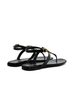 DSQUARED2 Sandali infradito in pelle D2 Statement | Sandali E Ciabatte | Ciabatte E Sandali