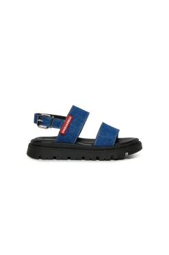 DSQUARED2 Sandali platform in denim | Sandali E Ciabatte | Ciabatte E Sandali