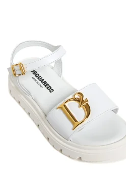 DSQUARED2 Sandali platform in pelle D2 Statement | Bambino Sandali E Ciabatte | Ciabatte E Sandali