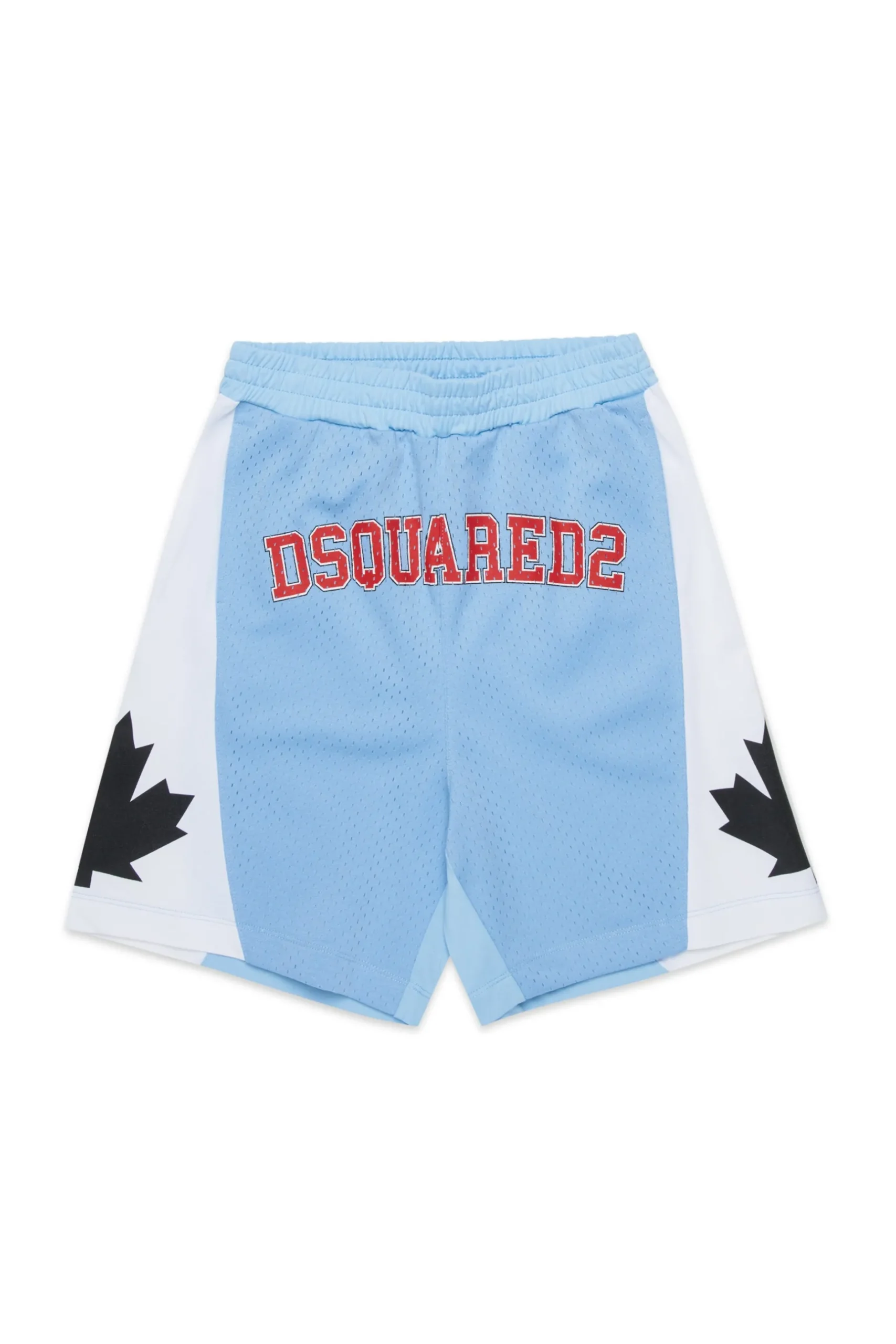DSQUARED2 Shorts basket con Canadian Leaf | Bambino Shorts | Activewear