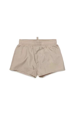 DSQUARED2 Shorts con Maple Leaf | Bambino Moda Mare | Swimwear