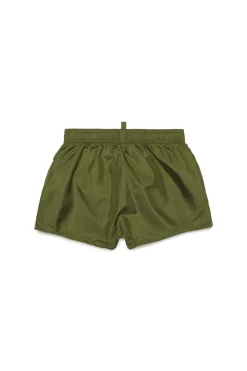 DSQUARED2 Shorts con Maple Leaf | Bambino Moda Mare | Swimwear