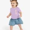 DIESEL Shorts in denim chiaro con logo Oval D | Bambino Denim-Mania | Denim-Mania