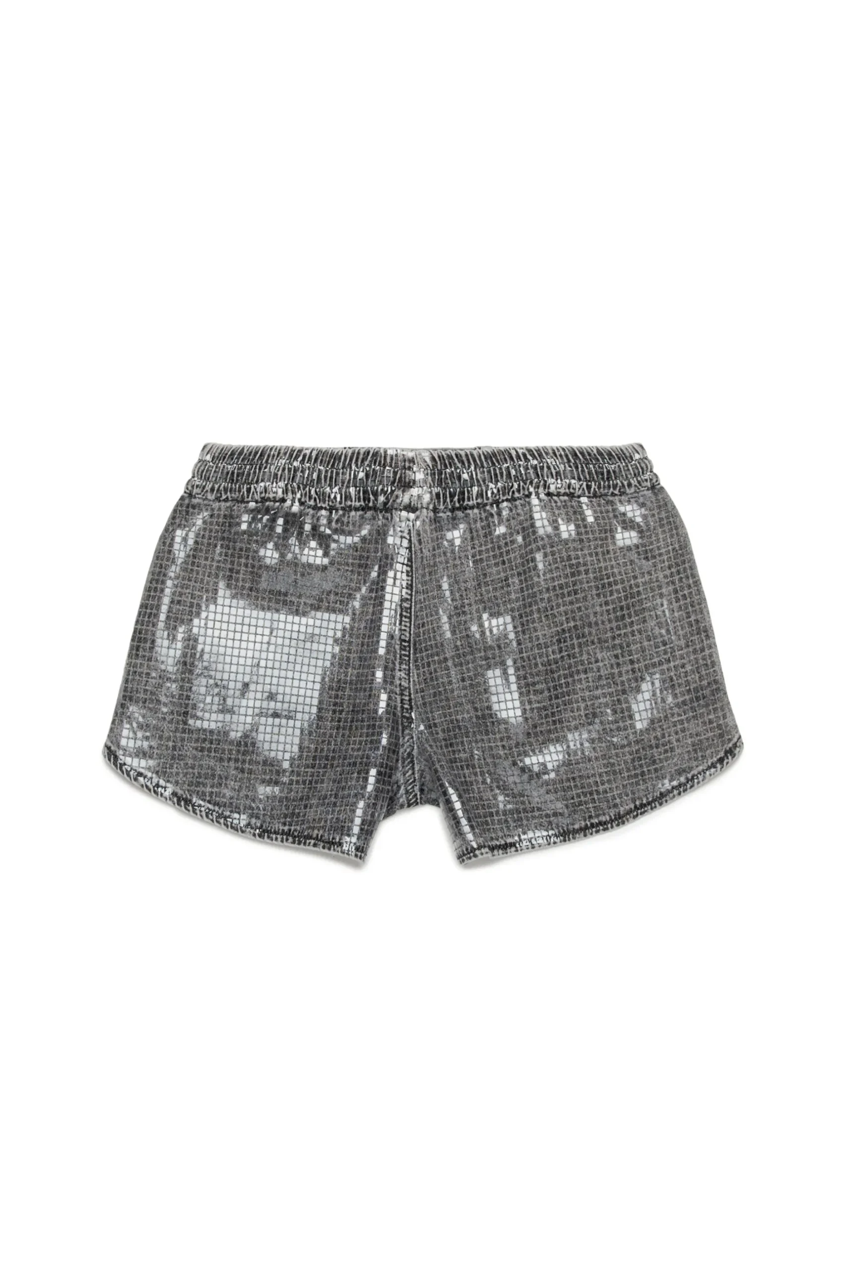 DIESEL Shorts in denim nero con paillettes | Shorts