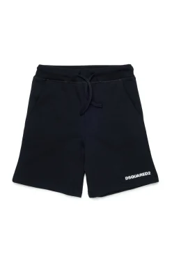 DSQUARED2 Shorts in felpa con logo | Bambino Shorts | Activewear