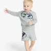 DIESEL Shorts in felpa con logo Oval D effetto used | Bambino Oval D By Diesel | Oval D By Diesel