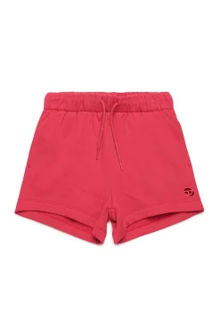 DIESEL Shorts in felpa con logo Oval D | Bambino Shorts | Activewear