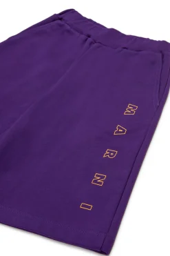 MARNI Shorts in felpa con logo Outline | Bambino Shorts | Activewear