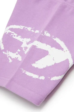 DIESEL Shorts in felpa con logo Oval D effetto used | Bambino Oval D By Diesel | Oval D By Diesel