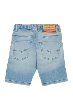 DIESEL Shorts in JoggJeans® chiaro con rotture | Bambino Denim-Mania | Denim-Mania