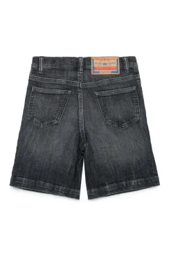 DIESEL Shorts in JoggJeans® nero effetto used | Bambino Shorts