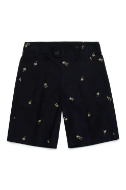 N°21 Shorts in popeline allover Palms | Bambino Shorts