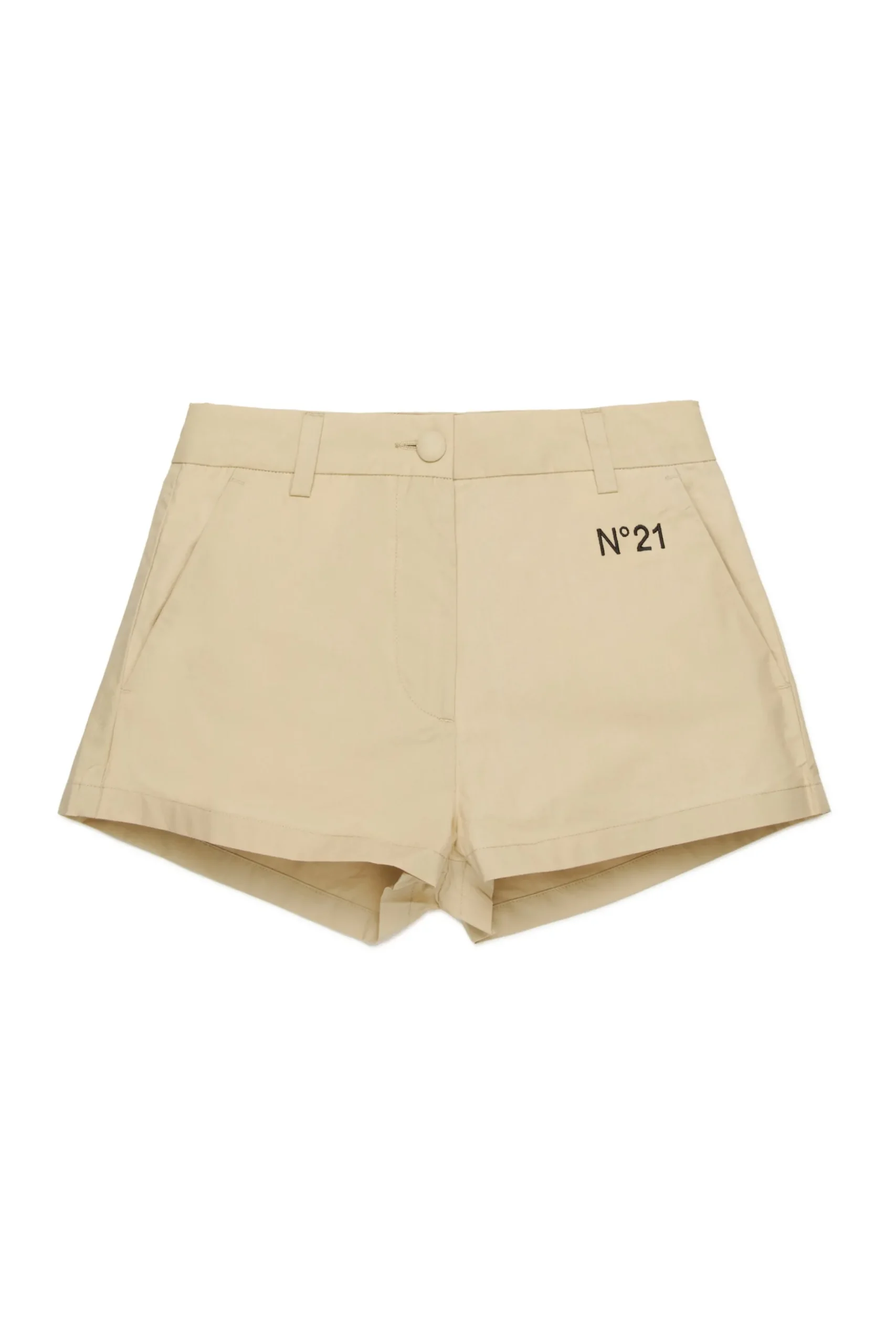 N°21 Shorts in popeline con logo | Shorts