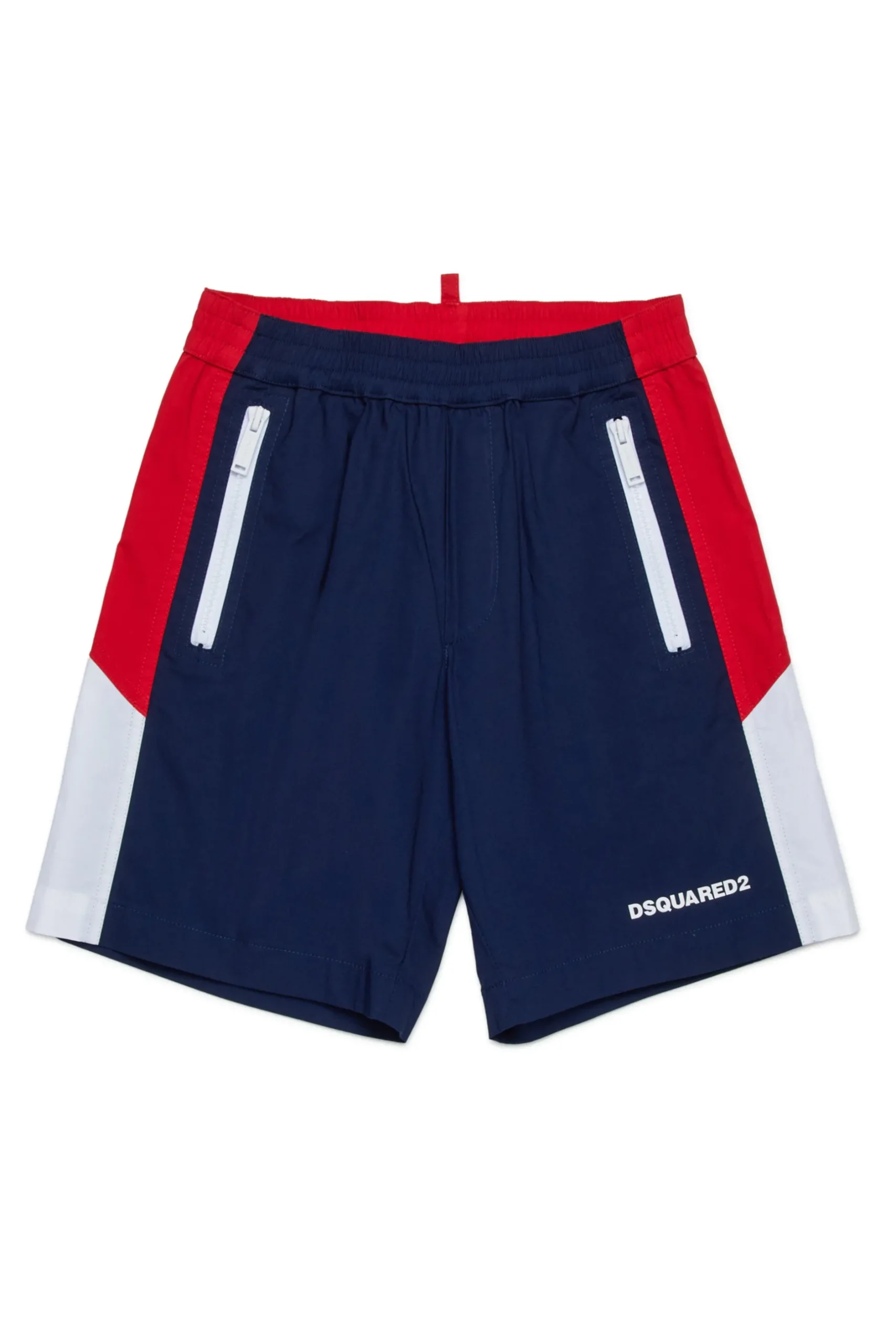 DSQUARED2 Shorts stile tennis in cotone tecnico | Bambino Shorts | Activewear