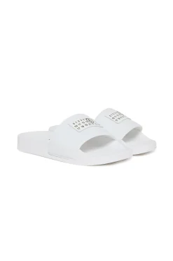 MM6 MAISON MARGIELA Slide slippers with Numeric logo | Bambino Sandali E Ciabatte | Ciabatte E Sandali