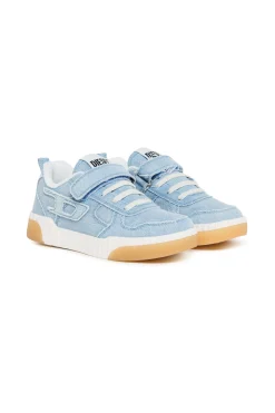 DIESEL Sneakers basse D-Skt Strap in denim | Bambino Denim-Mania | Denim-Mania