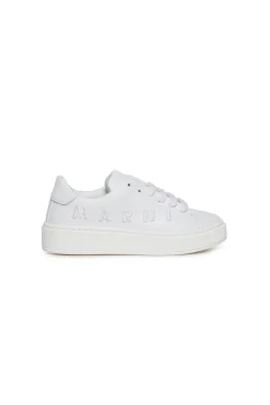 MARNI Sneakers basse in pelle con logo | Sneakers | Sneakers