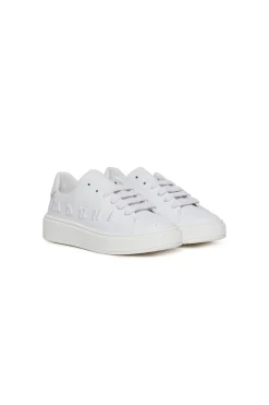 MARNI Sneakers basse in pelle con logo | Sneakers | Sneakers