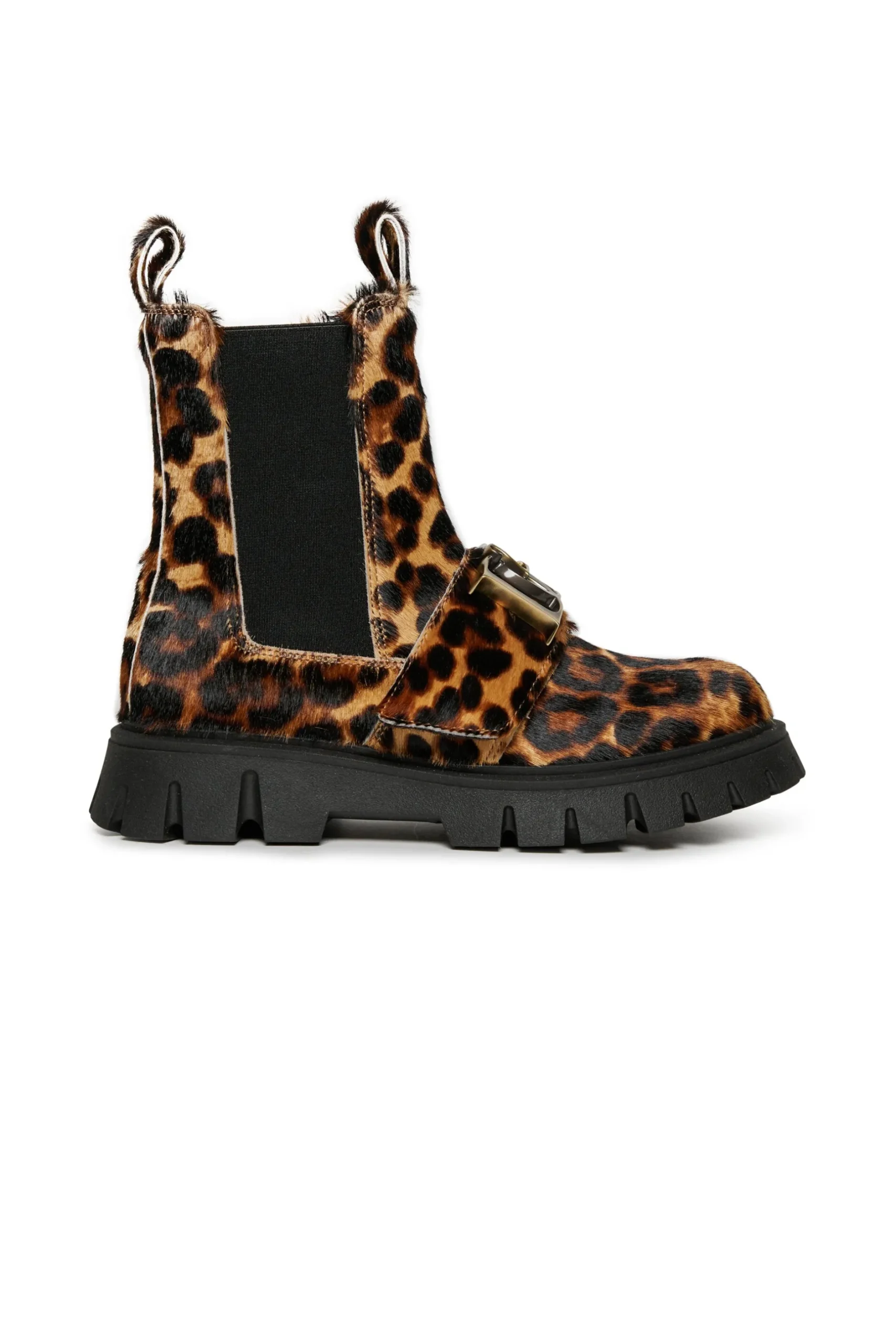 DSQUARED2 Stivali Chelsea in pelle leopardata | Stivali E Anfibi | Anfibi E Stivali