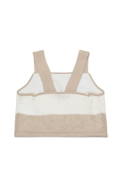 MAX&Co. Top in maglia traforata a righe | Maglieria