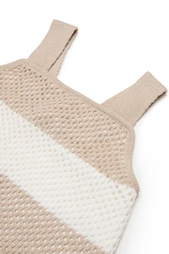 MAX&Co. Top in maglia traforata a righe | Maglieria