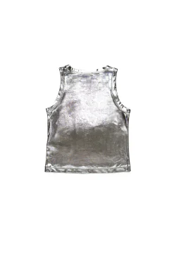 DIESEL Top smanicato con finishing metallizzato | Bambino T-Shirts | Oval D By Diesel