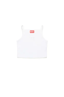 DIESEL Top smanicato con logo Oval D in strass | Bambino T-Shirts | Oval D By Diesel