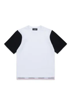 DSQUARED2 T-shirt con elastico logato | Bambino Swimwear | Swimwear