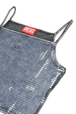 DIESEL T-shirt con finishing mylar e paillettes | T-Shirts