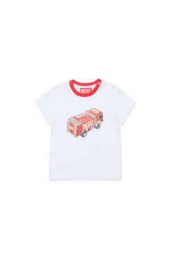 DIESEL T-shirt con grafica Fire Truck | Bambino Moda Mare | Swimwear