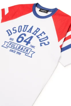 DSQUARED2 T-shirt con grafica Football Americano | Bambino T-Shirts | T-Shirts