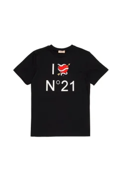 N°21 T-shirt con grafica I Love | Bambino T-Shirts | Logomania