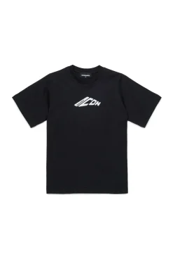 DSQUARED2 T-shirt con logo a contrasto | Bambino T-Shirts | Logomania
