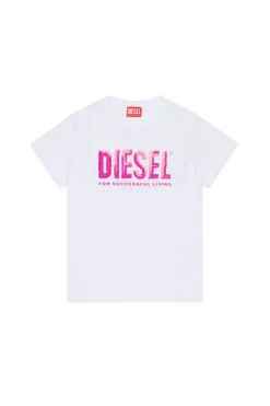 DIESEL T-shirt con logo con paillettes | T-Shirts