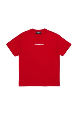 DSQUARED2 T-shirt con logo effetto gommato | Bambino T-Shirts | Activewear